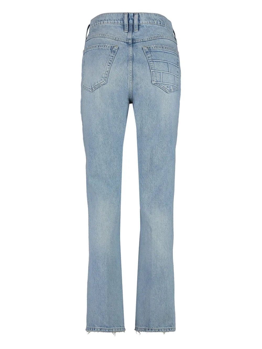Cotton Straight-Leg Jeans