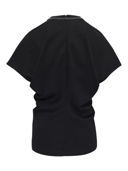 Monili-Embellished T-Shirt