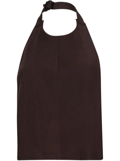 Backless Halter Top