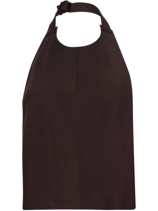 Backless Halter Top