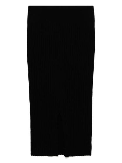 Ribbed Pencil Skirt