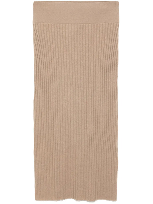 Ribbed Pencil Skirt