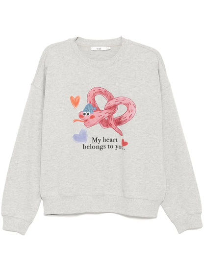 Graphic-Print Sweatshirt