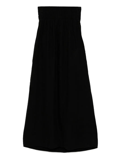 Gathered Tube Top Dress