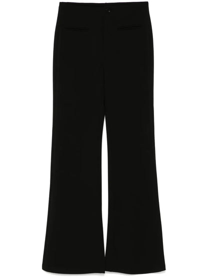 High-Waisted Flared Trousers