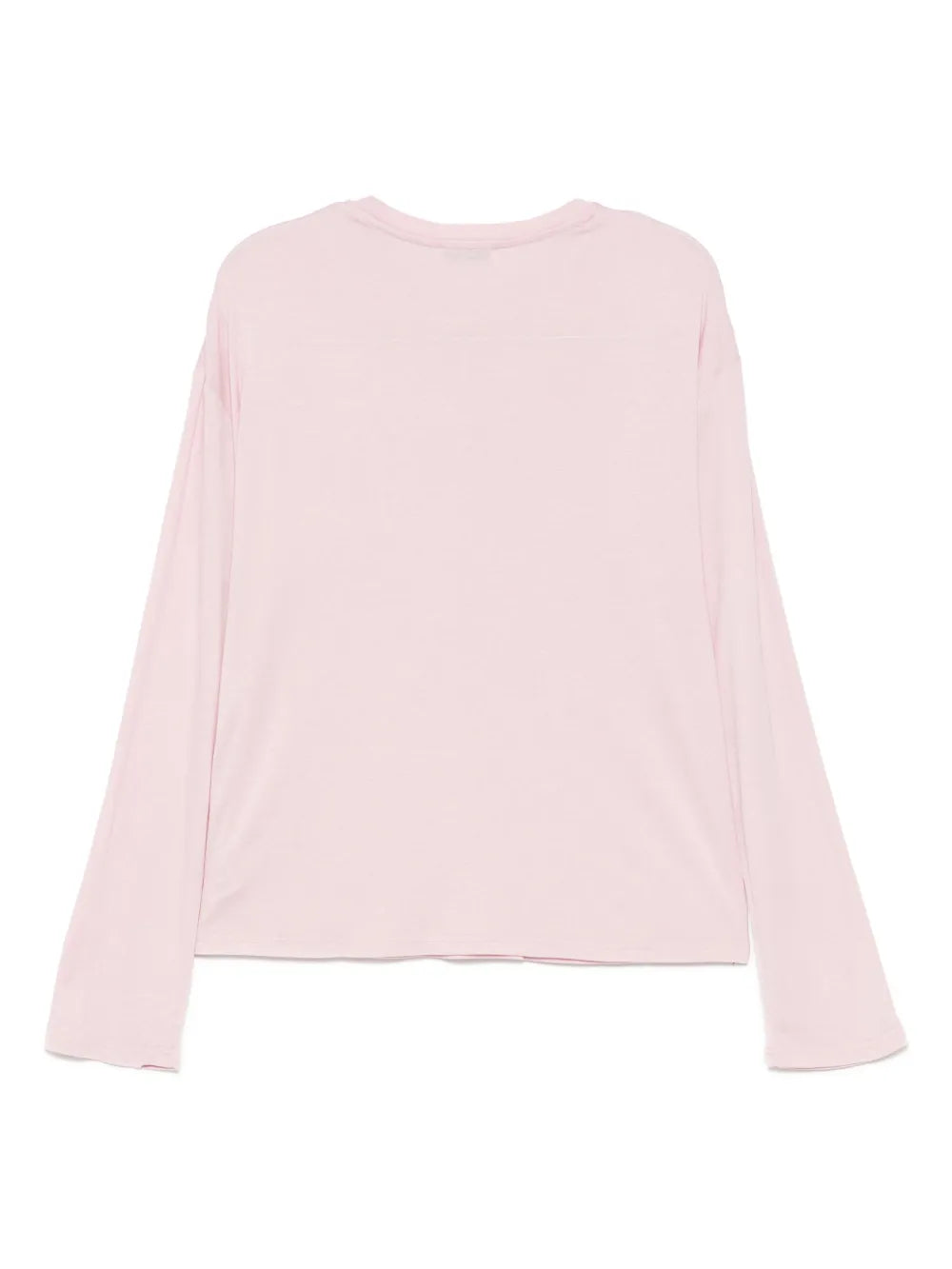 Slogan-Print Long-Sleeves T-Shirt