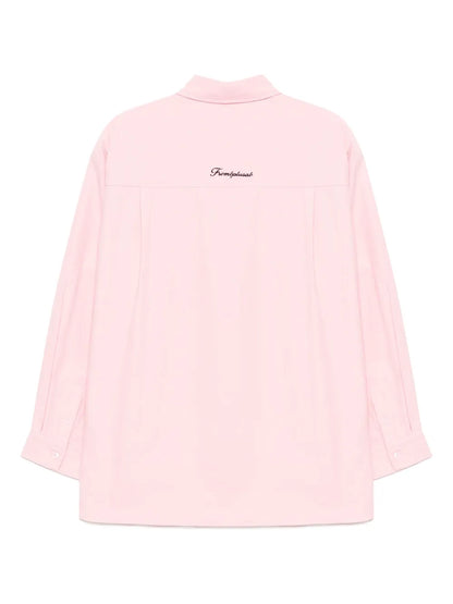 Logo-Embroidered Long-Sleeves Shirt