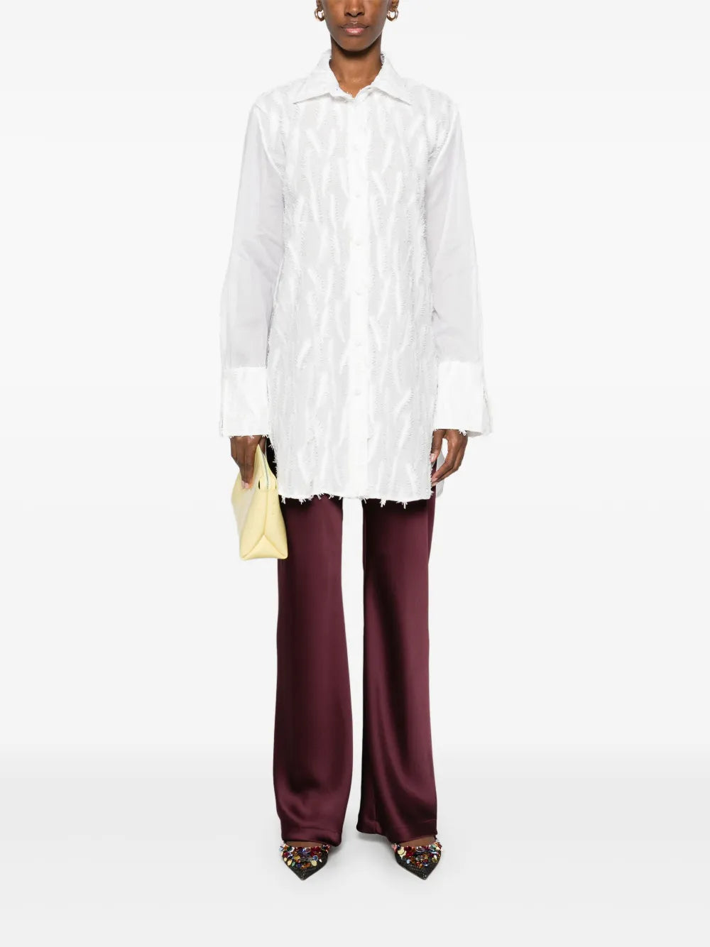 Fringed-Detailed Shirt