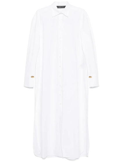 Poplin Shirt Maxi Dress
