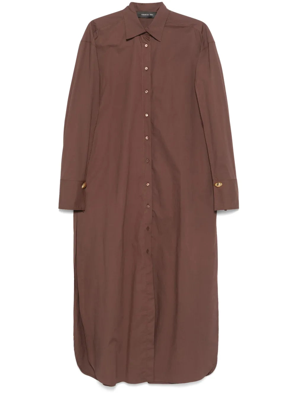 Poplin Shirt Maxi Dress