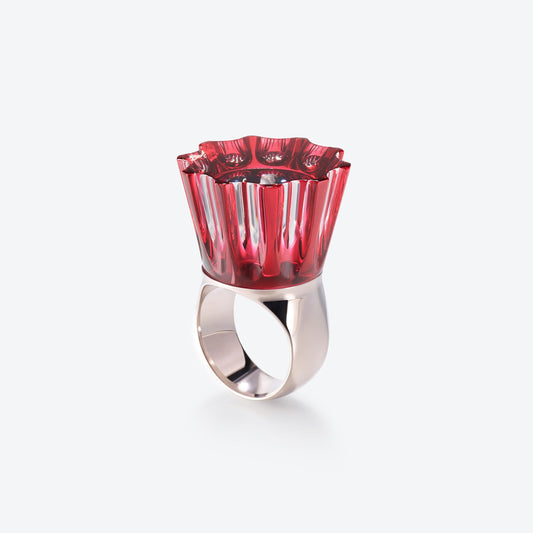 Baccarat L'Eclat de Talleyrand Empress Silver Ring