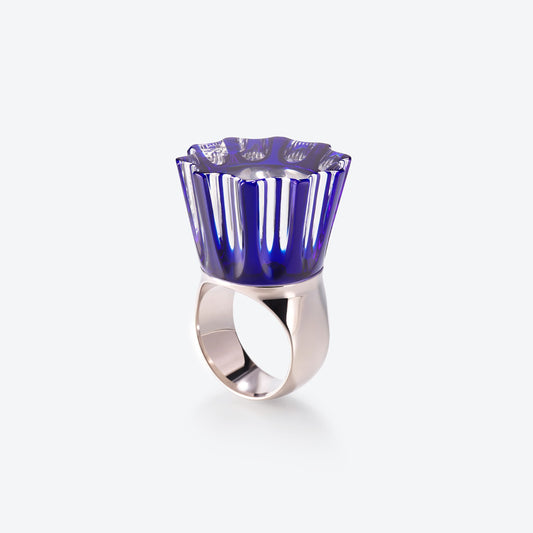 Baccarat L'Eclat de Talleyrand Empress Silver Ring