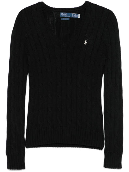 Cable-Knit Cotton Sweater