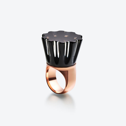 Baccarat L'Eclat de Talleyrand Empress Rose Gold Plated Ring