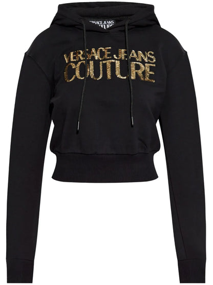 Sequin-Logo Hoodie