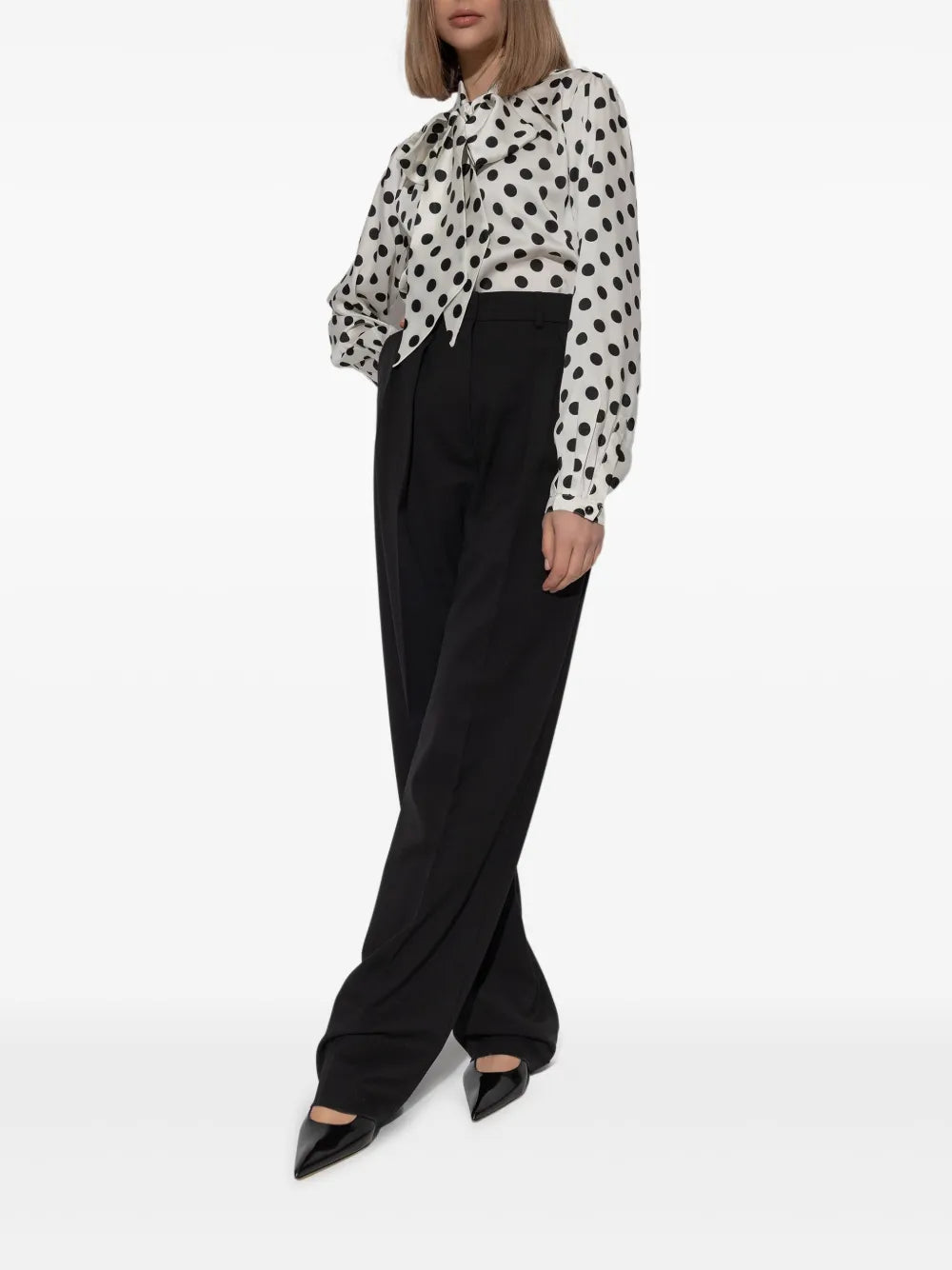 Polka-Dot Blouse