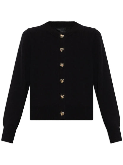 Heart-Button Cardigan