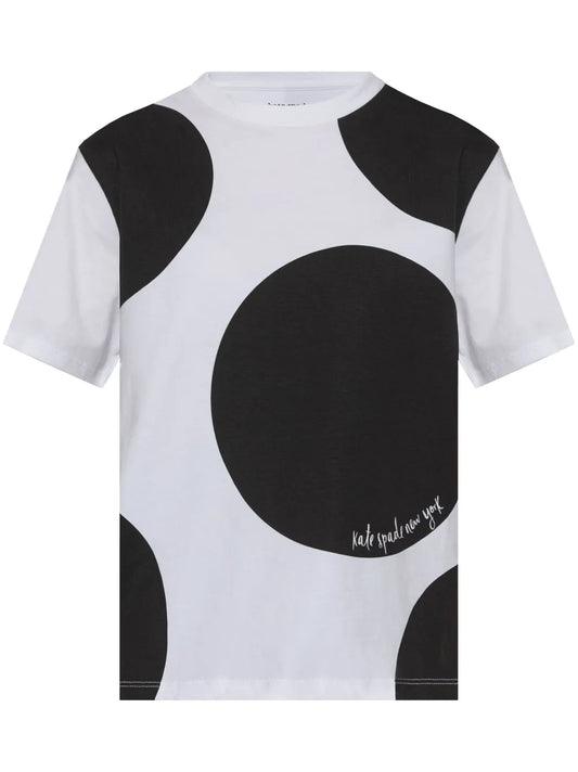 Polka Dot-Print T-Shirt