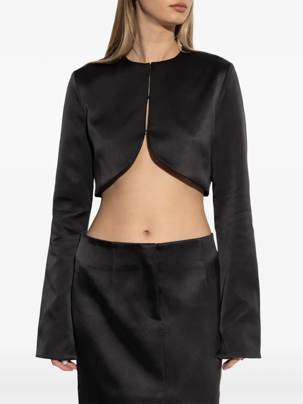 Satin Crop Top
