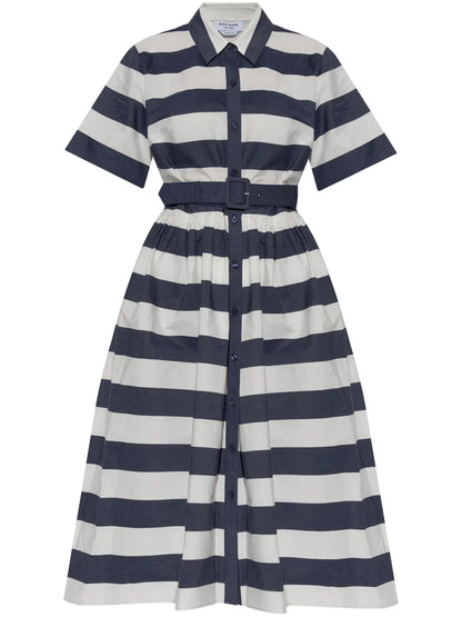 Striped Midi Dress