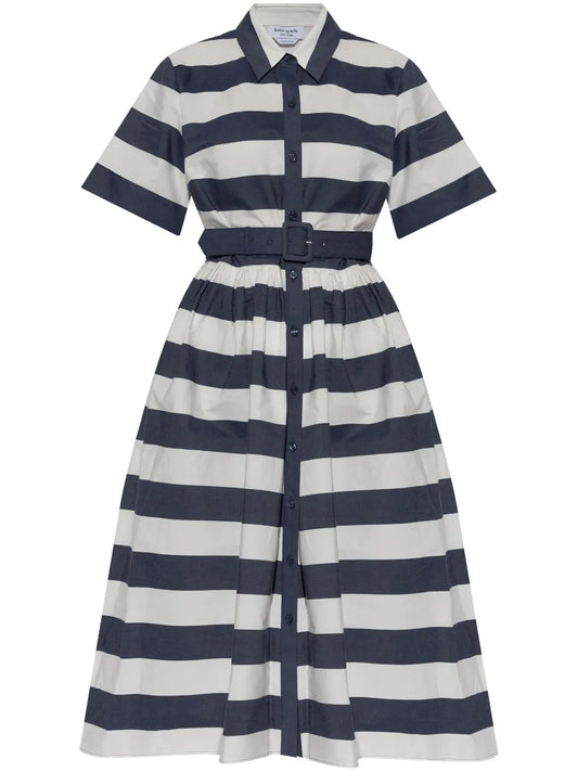 Striped Midi Dress