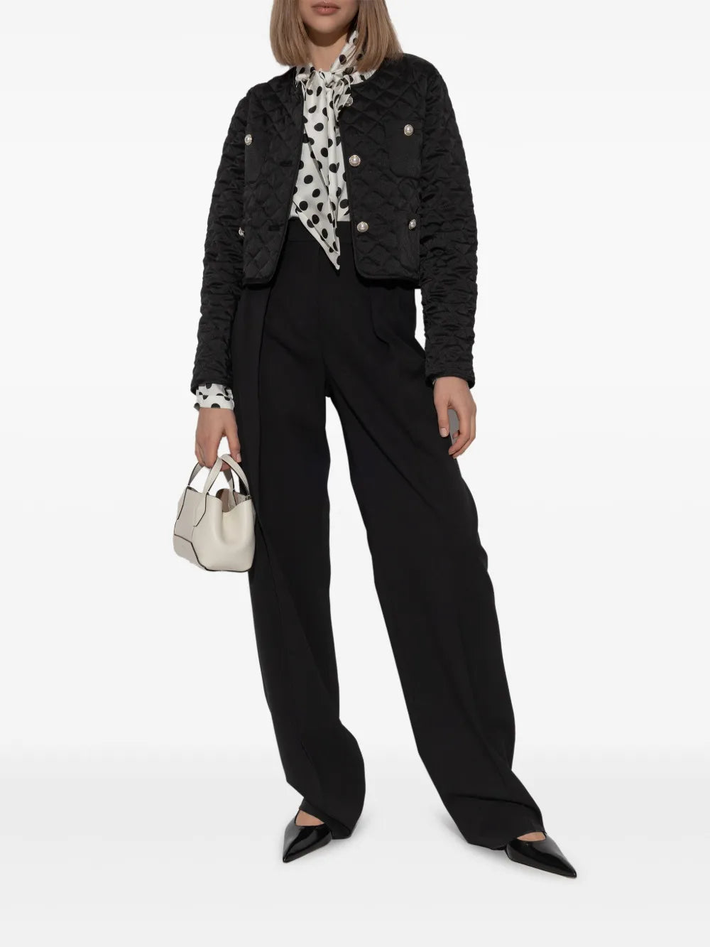 Diamond-Quilted Jacket