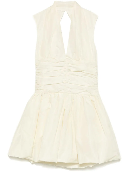 Open-Back Bubble Mini Dress