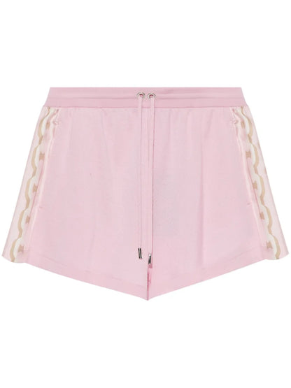 Chain-Link Detail Shorts