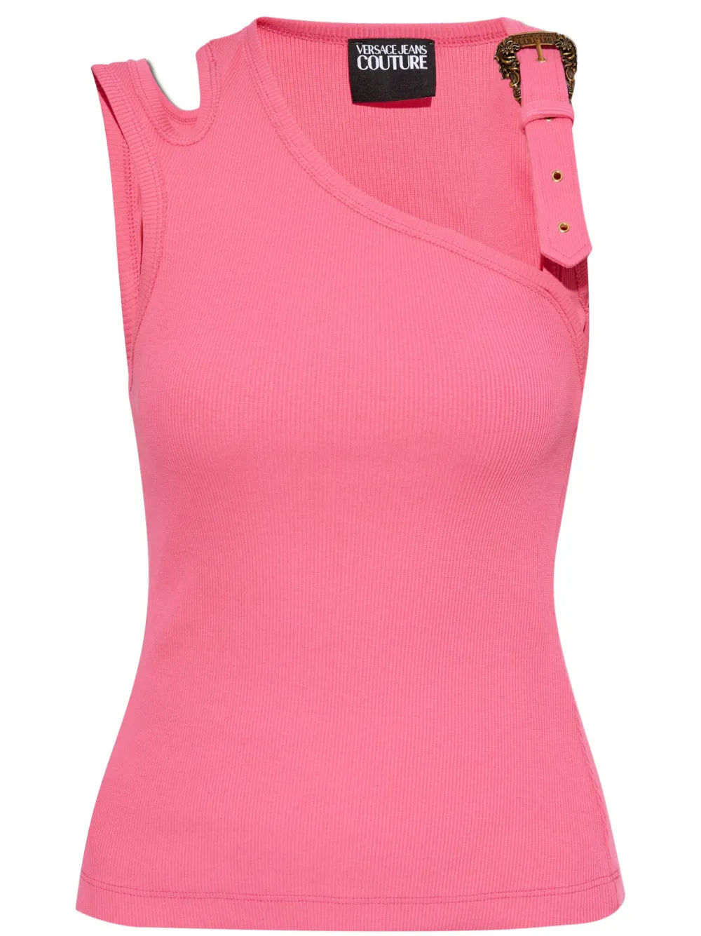 Asymmetric-Neck Tank Top