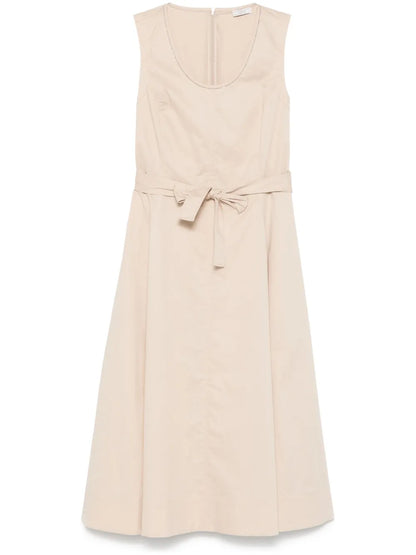 Poplin Midi Dress