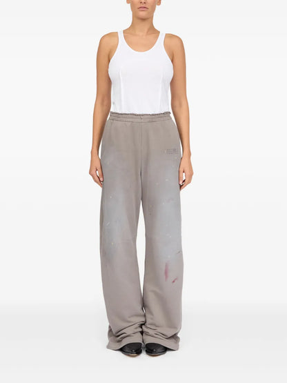 Paint-Splatter Track Pants