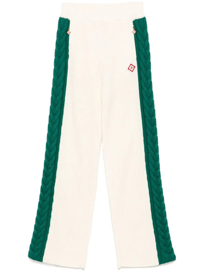 Cable-Knit Trousers