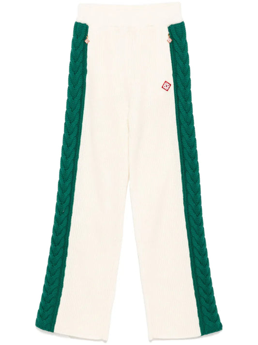 Cable-Knit Trousers