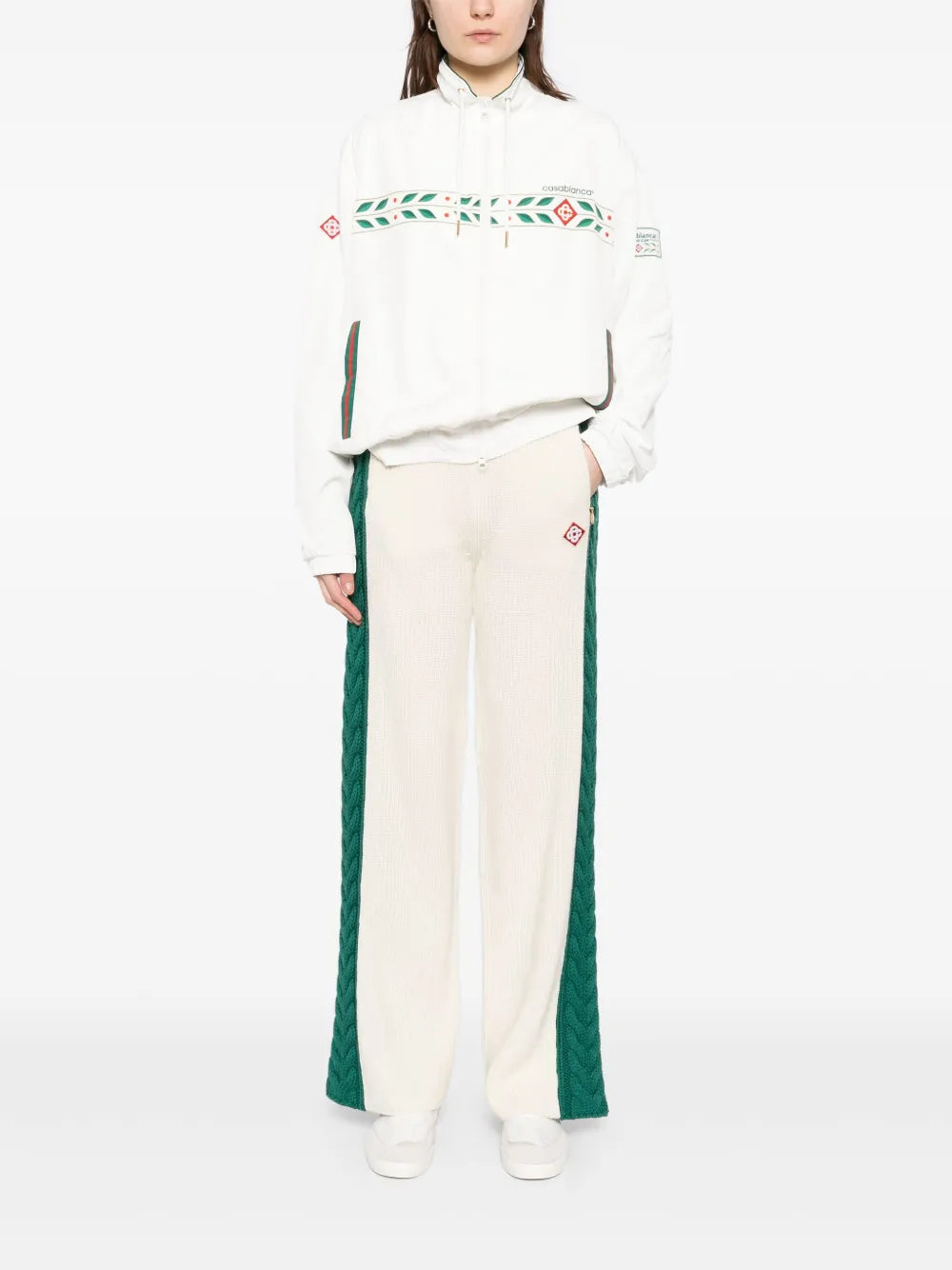 Cable-Knit Trousers
