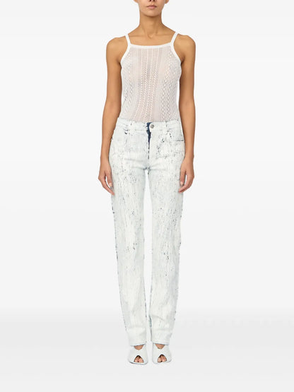 Coated Jeans