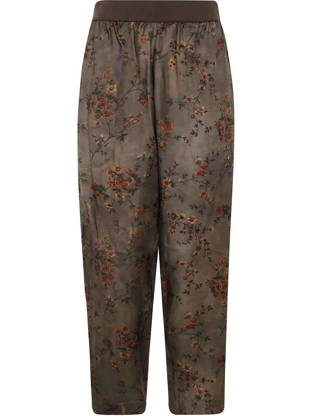 Floral-Print Trousers