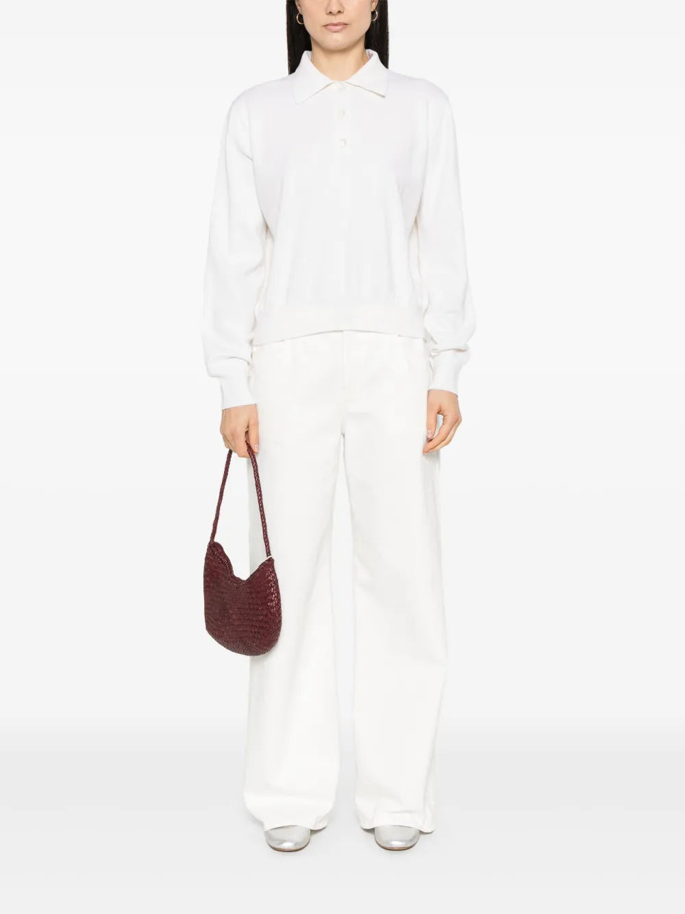 Knitted Polo Top