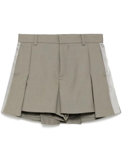 Pleated Shorts