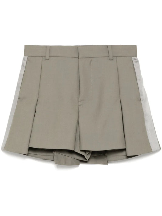 Pleated Shorts