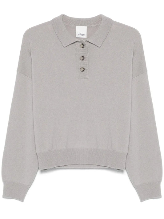 Knitted Polo Top