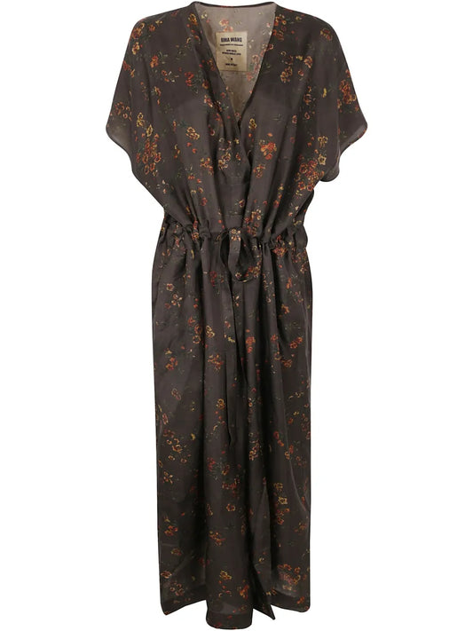 Floral-Print Maxi Dress