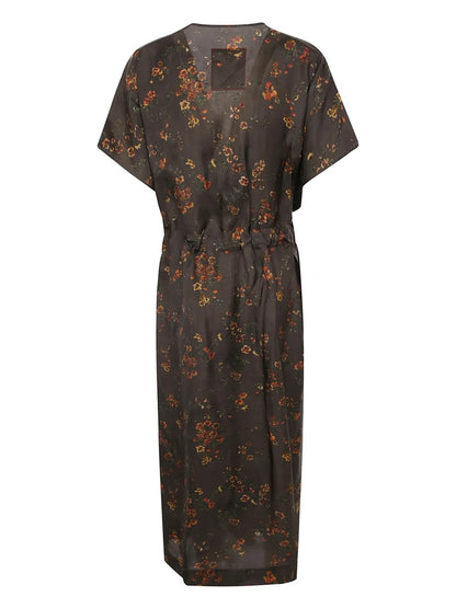 Floral-Print Maxi Dress