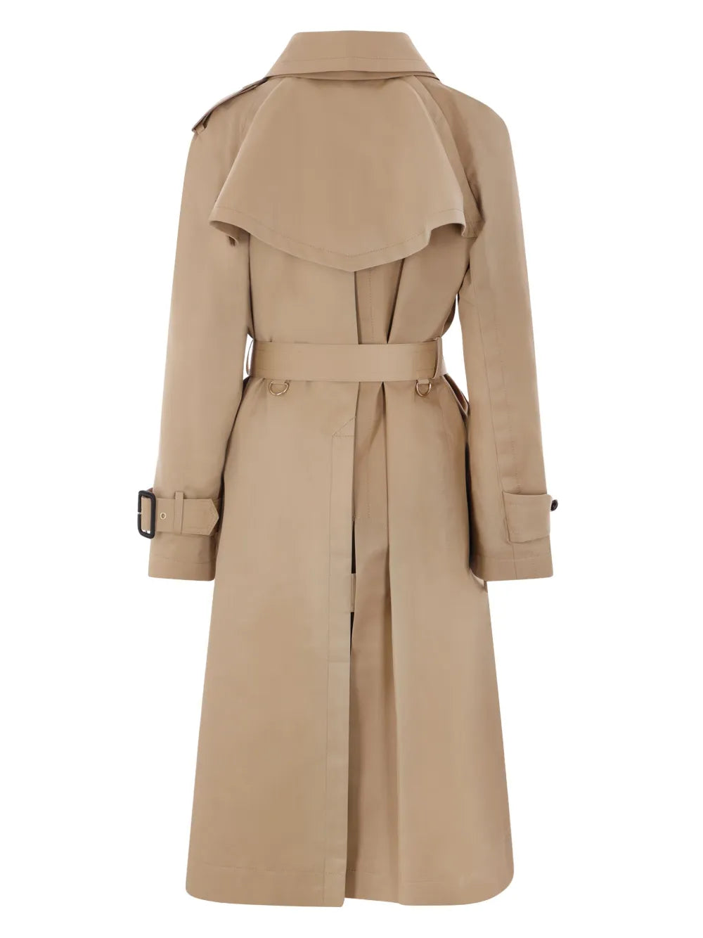 Double-Breasted Twill Trench Coat