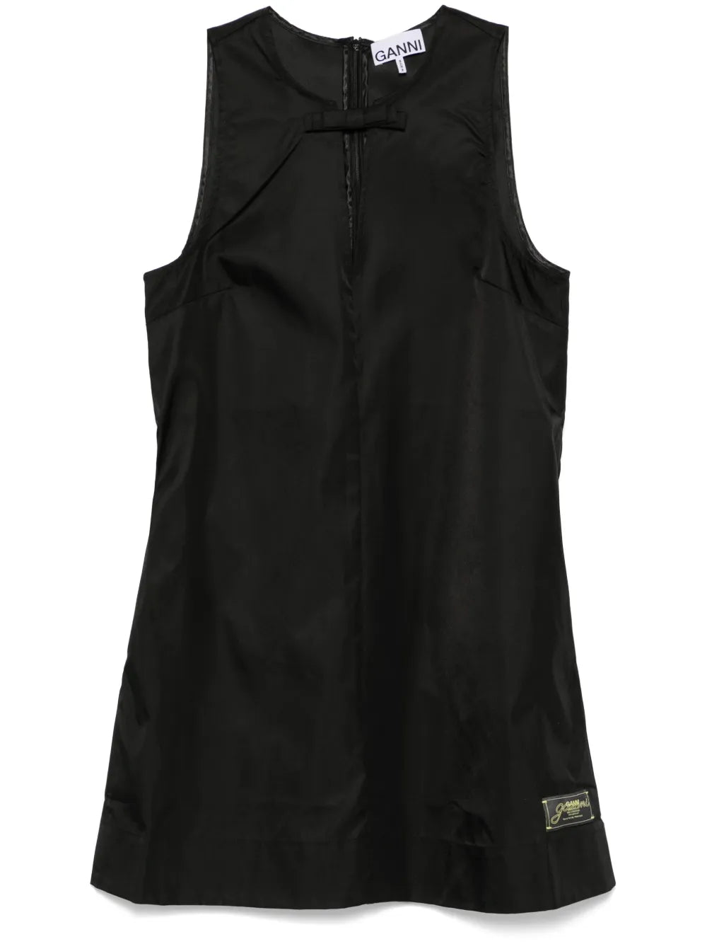 Bow-Detail Mini Dress