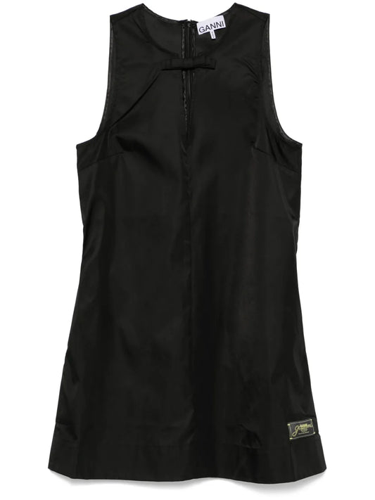 Bow-Detail Mini Dress
