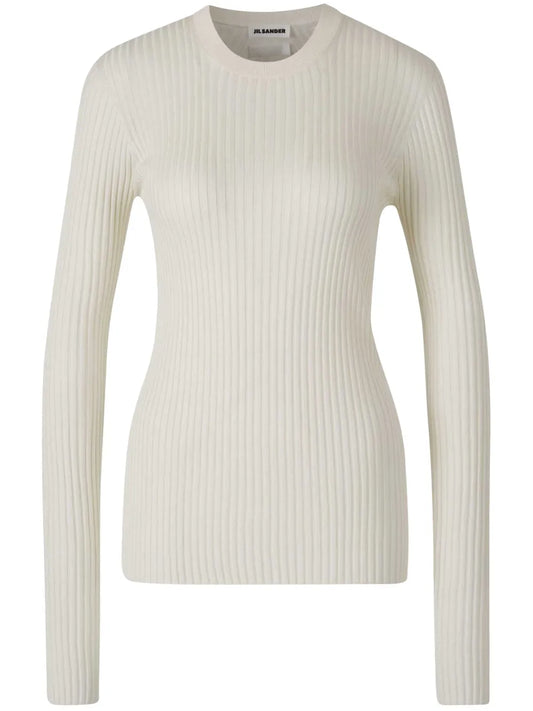 Ribbed Silk Top