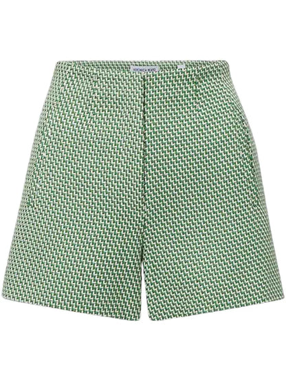 Patterned Tailored Shorts