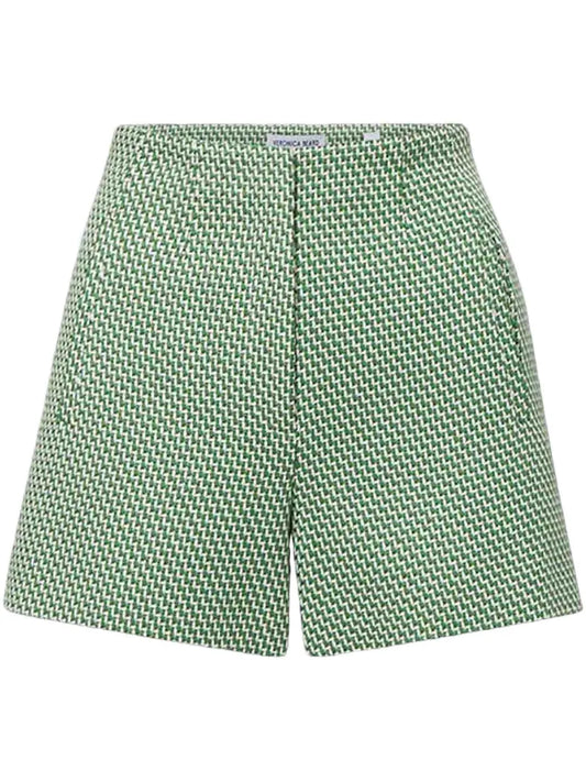 Patterned Tailored Shorts