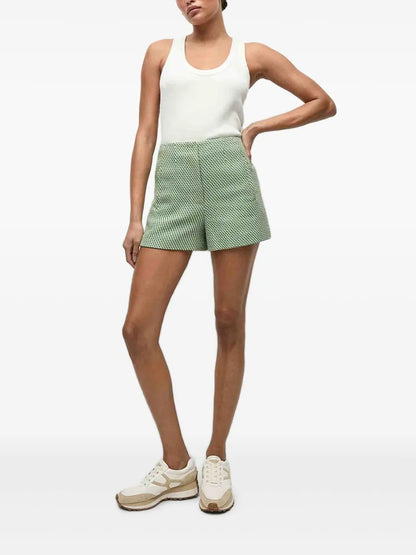 Patterned Tailored Shorts