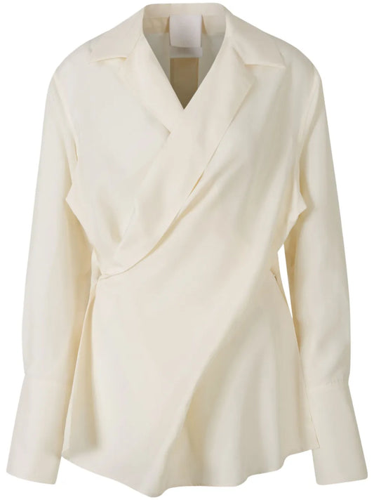 Wrap Silk Shirt